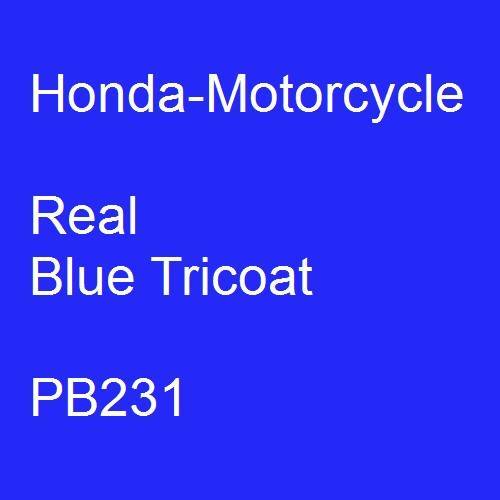 Honda-Motorcycle, Real Blue Tricoat, PB231.